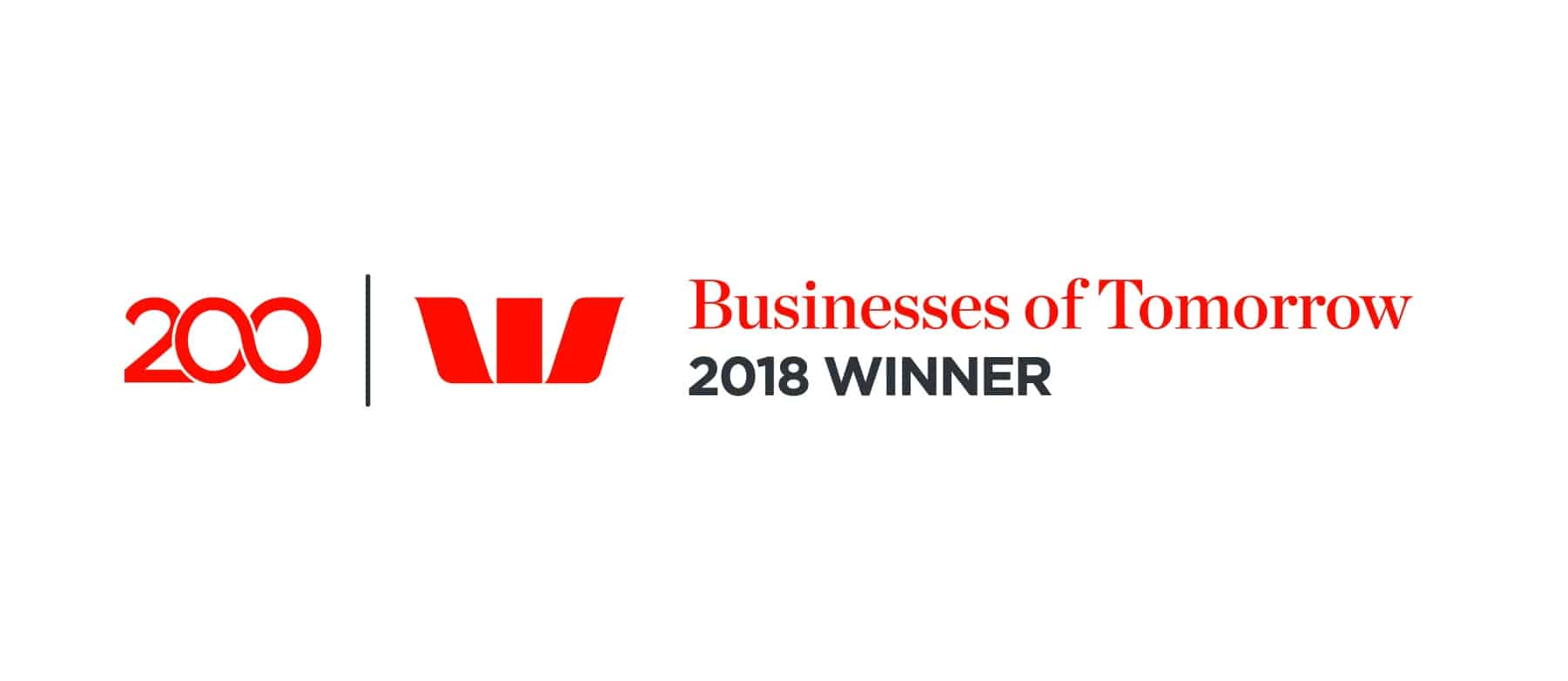 Westpac "Businesses of Tomorrow" logo.